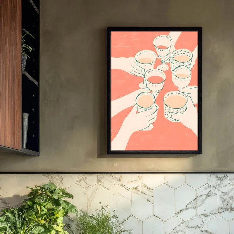 Marinara Muse Archival Canvas Wall Art - Black media 3