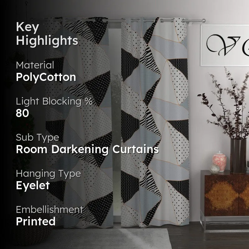 Angle Edge Panel Curtains - Set of Two media 2