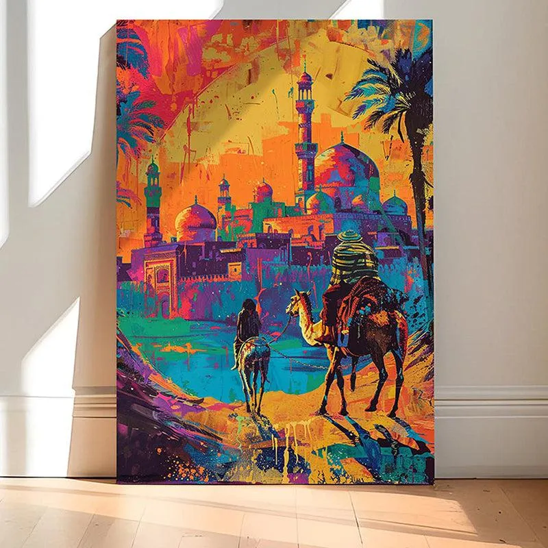 Mirage of Majesty Canvas Traditional Wall Art media 3