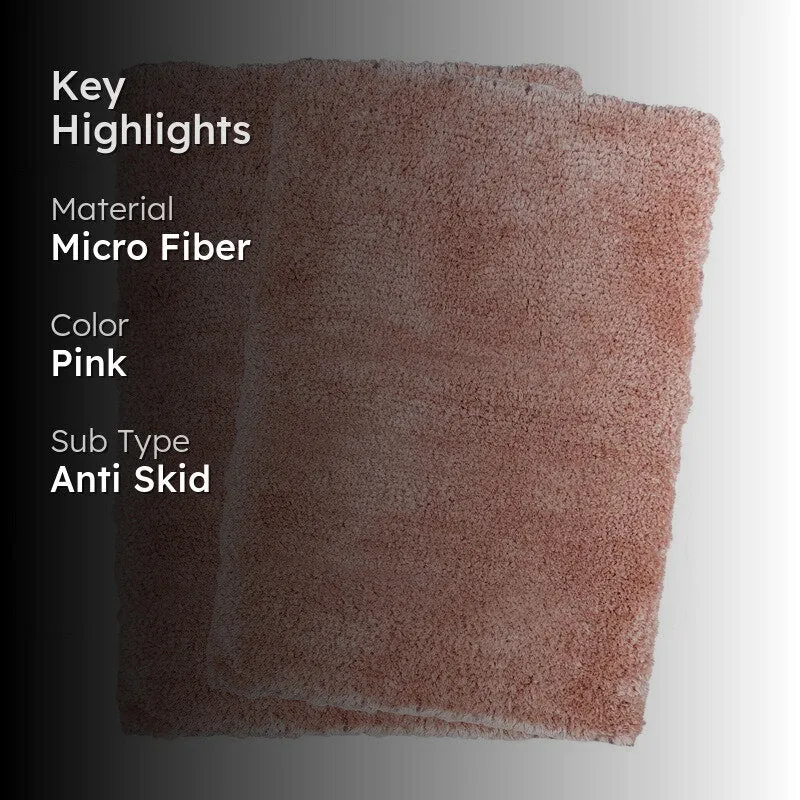 SoakShield Bathmat ( pink ) - Set Of Two media 2