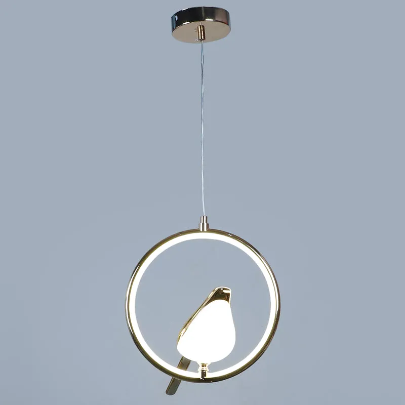 Avian Halo Iron Ceiling Lamp - Round media 10
