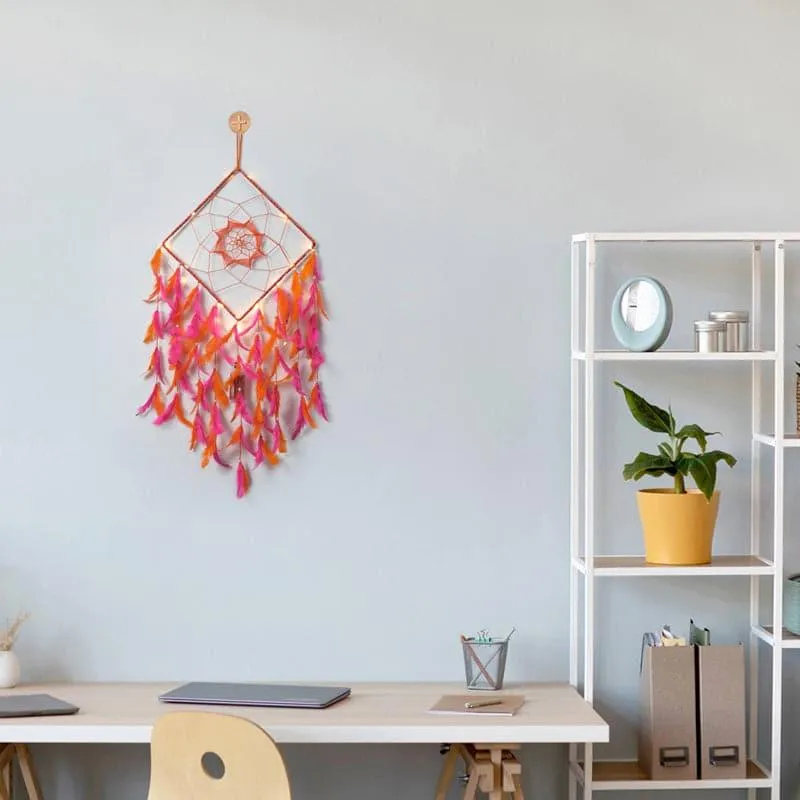 Rhombus Loom Fancia Dreamcatcher With Light media 1