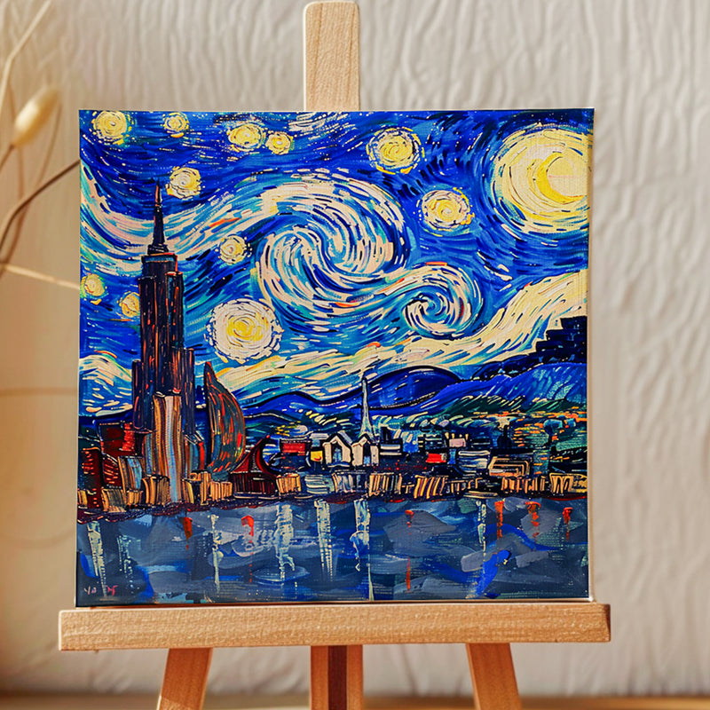 Starry Nights Of Van Gogh Showpiece
