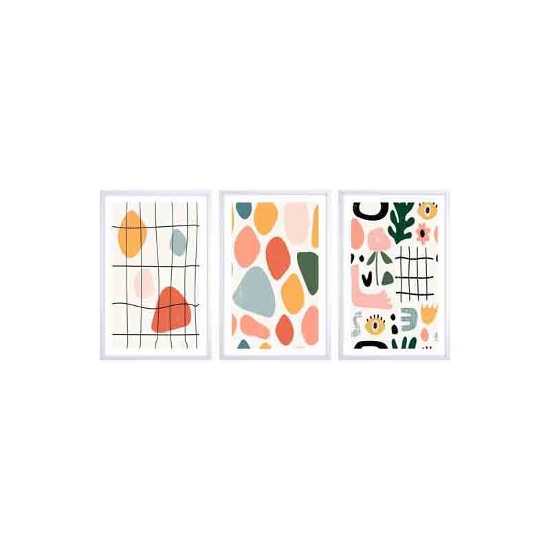 Bohemia Poly Canvas Wall Art - Set Of Three media 4