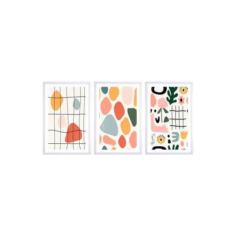 Bohemia Poly Canvas Wall Art - Set Of Three media 4