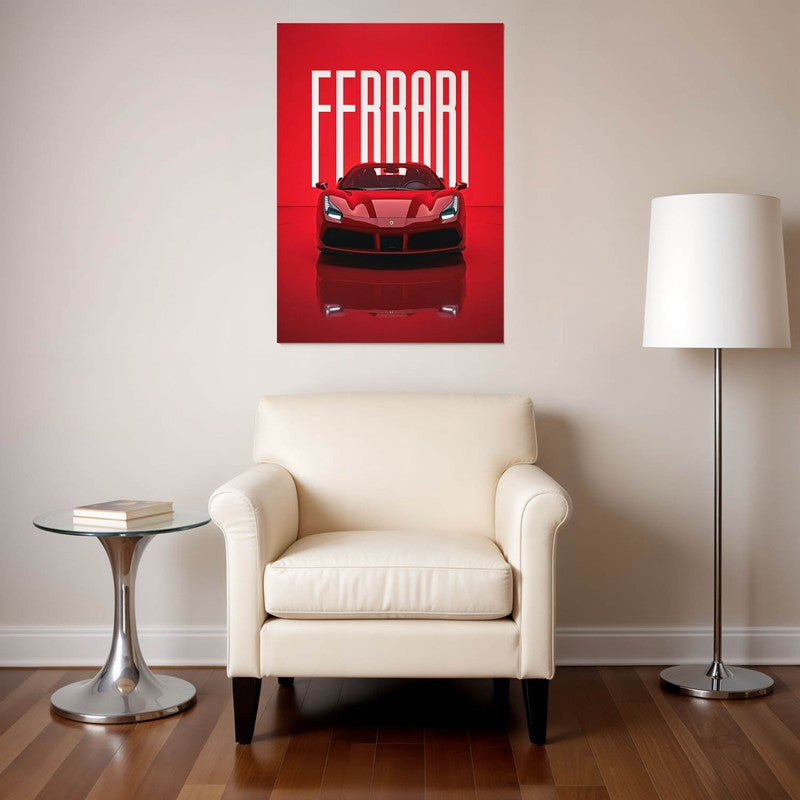 Scarlet Racer Wall Poster
