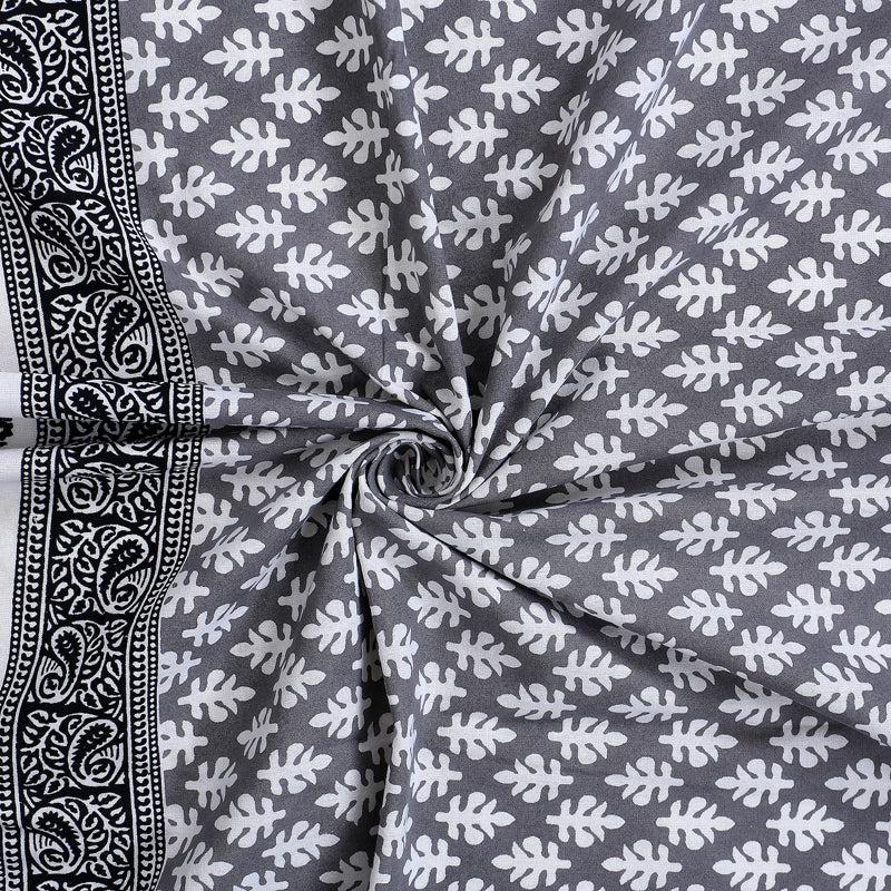 Suvarna Printed Diwan Set (Grey) - Six Piece Set media 5