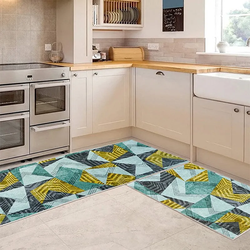 EdgeAbstra Kitchen Floor Mats - Set of Two media 1