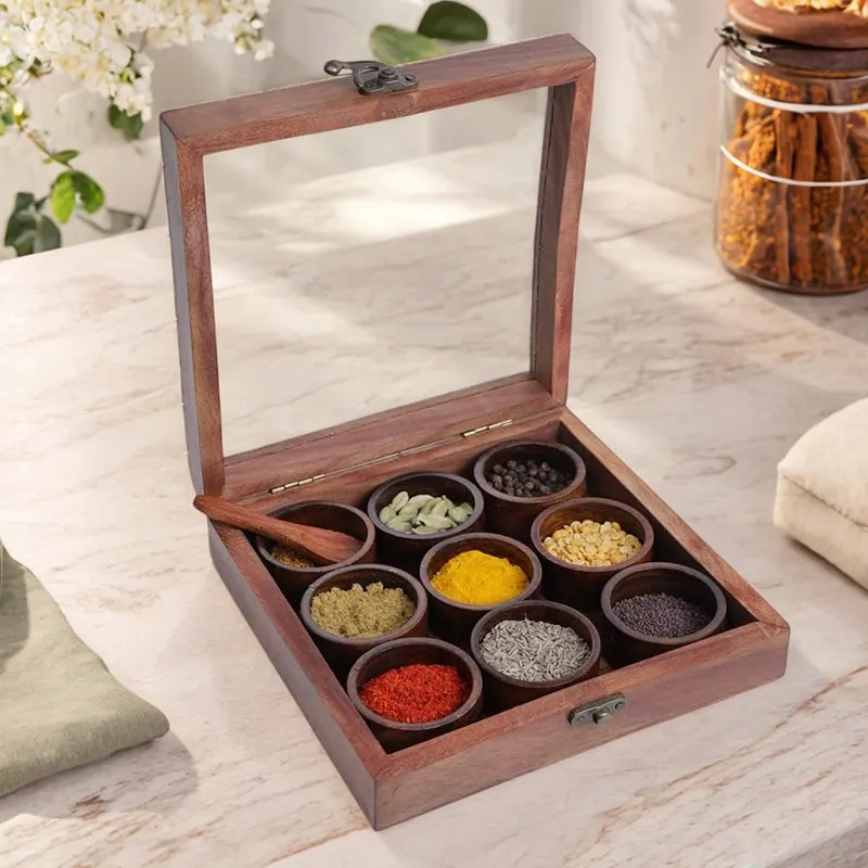 Spice Bay Wood Masala Box media 4
