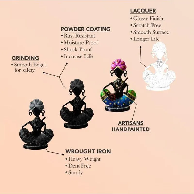 Elanora Premium Art Showpiece - Set Of Three media 4