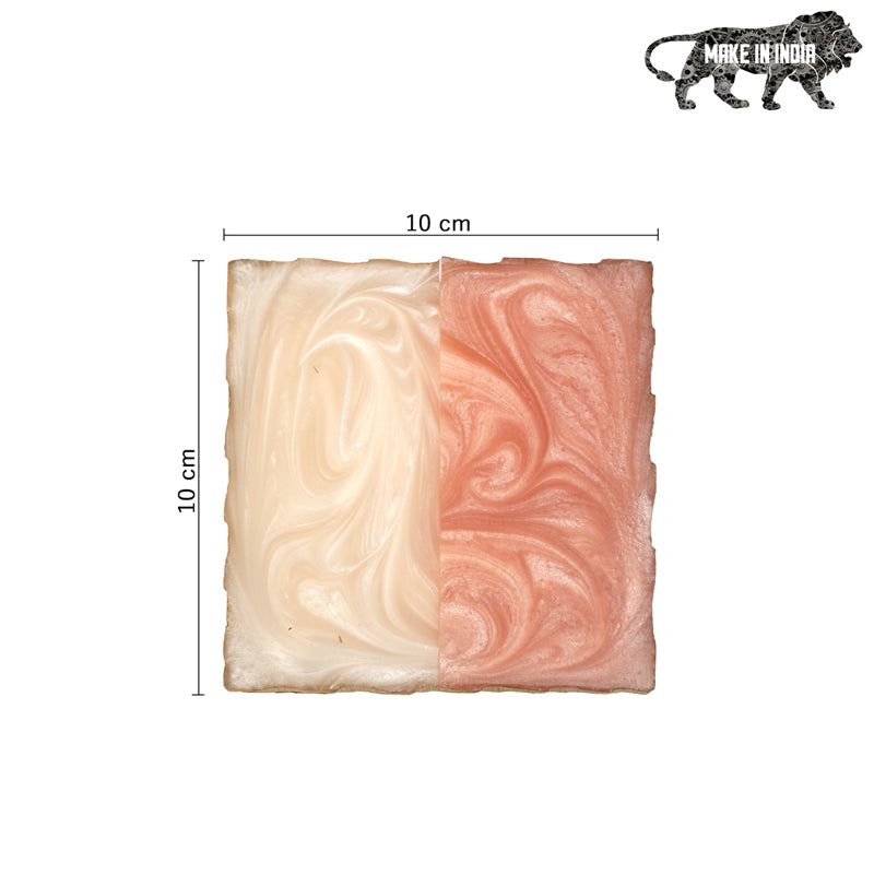 Nuxa Resin Coaster With Stand (Multicolor) - Seven Piece Set media 6