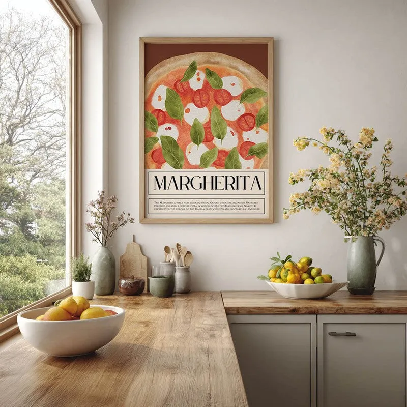 MargheritaPoster Archival Canvas Wall Art - Brown media 5