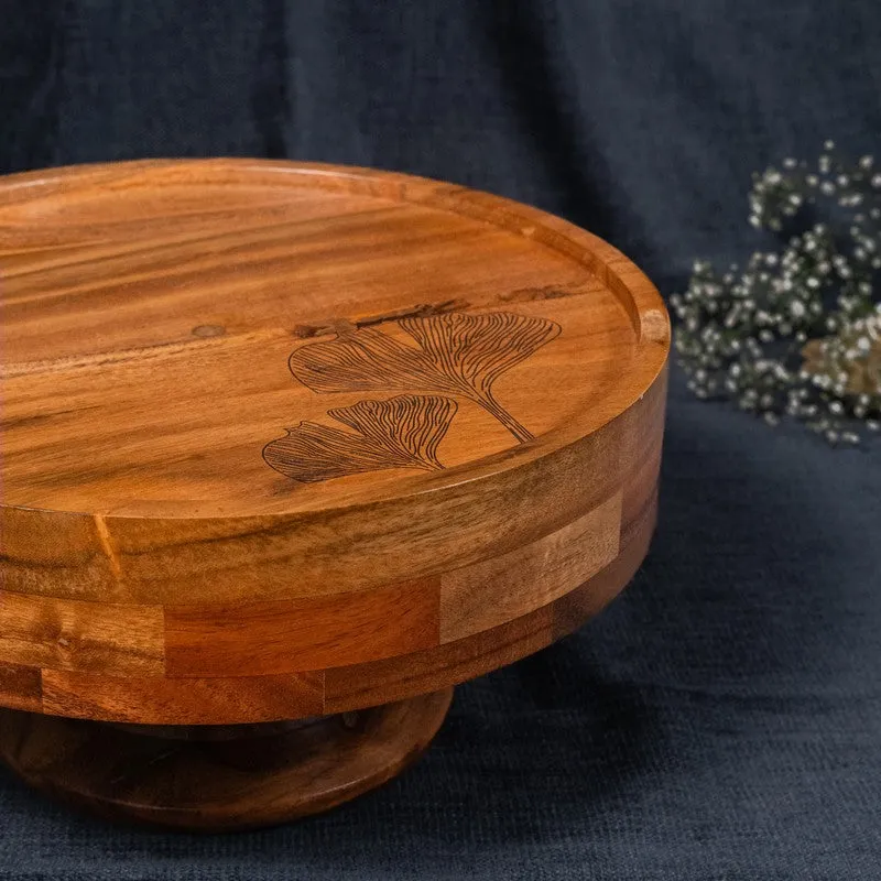 Artisan Print Wooden Cake Stand media 5
