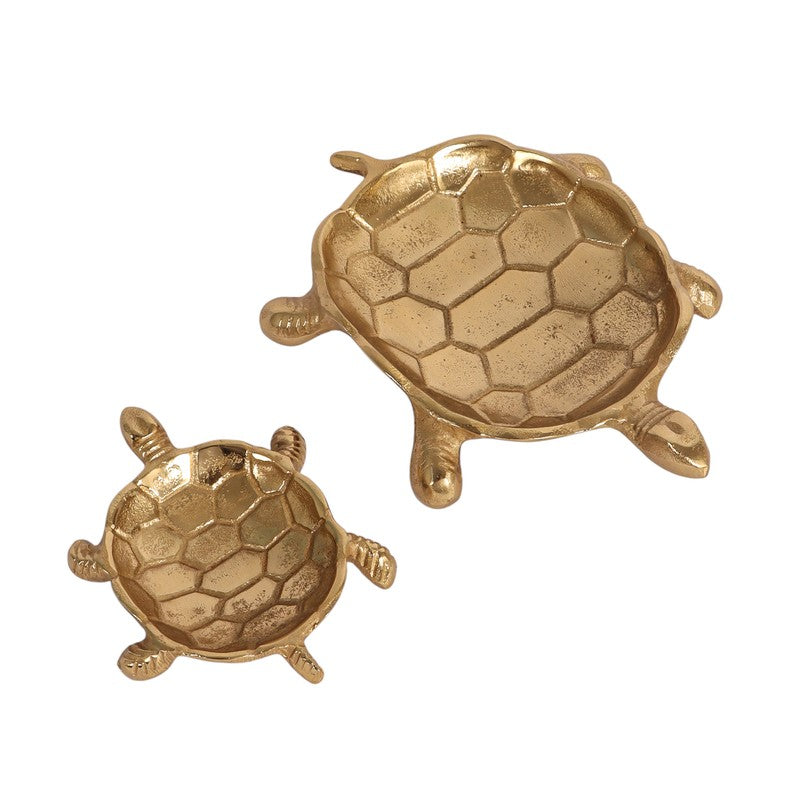 Royal Turtle Accent Tray (Gold) - Set Of Two media 5