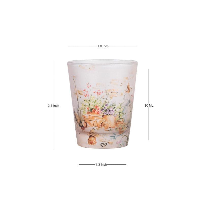 Floral Field Frosted Shot Glass (30 ml) - Set Of Two media 4