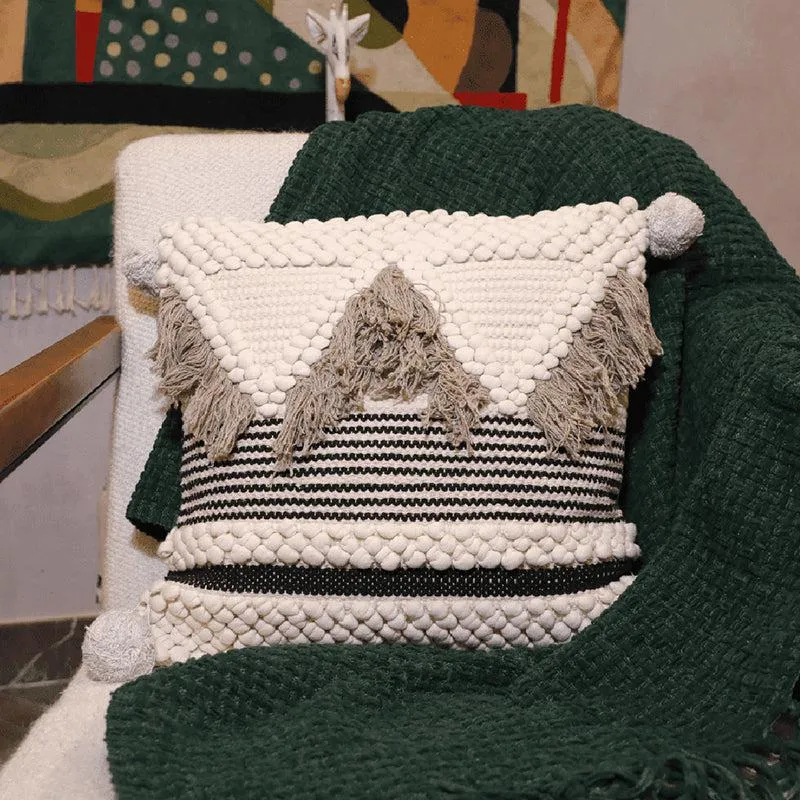 Wild Weave Tufted Cotton Cushion Cover media 3