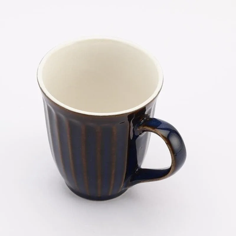 Nyctophile Ceramic Tea Cup (330 mL Each)  -  Set of Six media 4