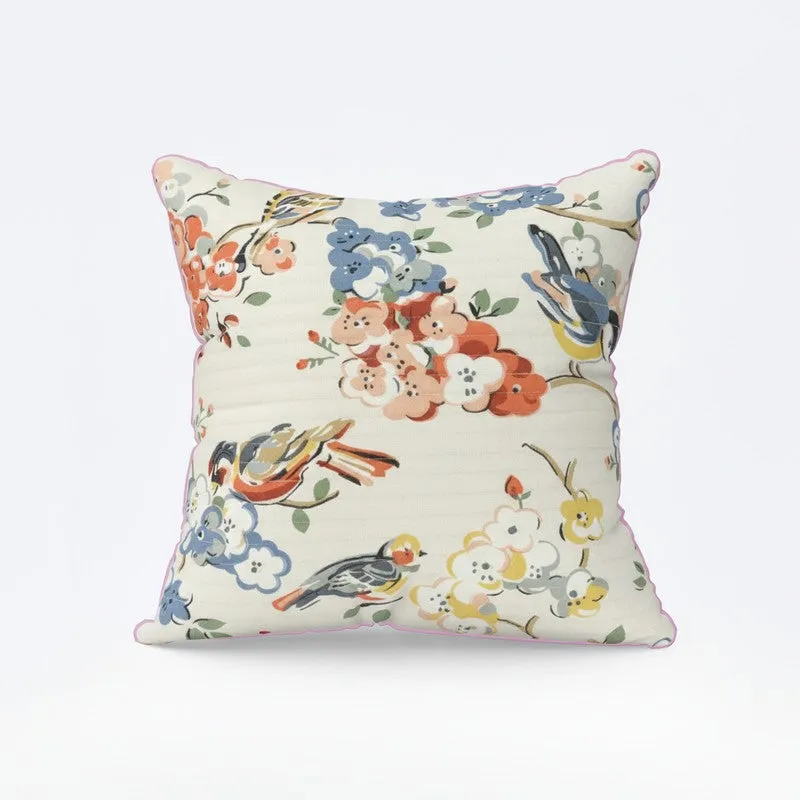 Petaline Floral Multicolor Cushion Cover Set - Set Of Three media 3
