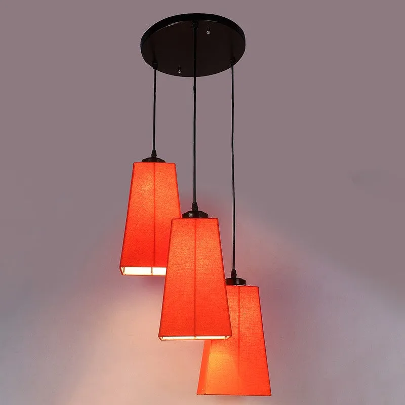 Shadowlux Triple Metal Ceiling Lamp - Orange media 7
