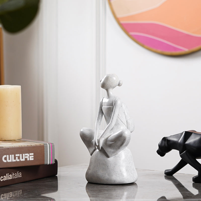 Meditative Mood Resin Showpiece media 7