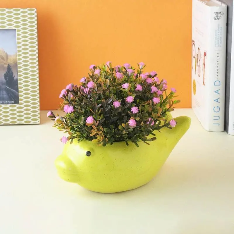 Ceramic Fish Shaped Planter media 3