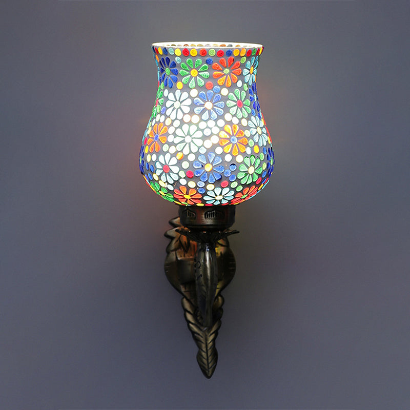 Zava Ziada Mosaic Glass & Metal Wall Lamp