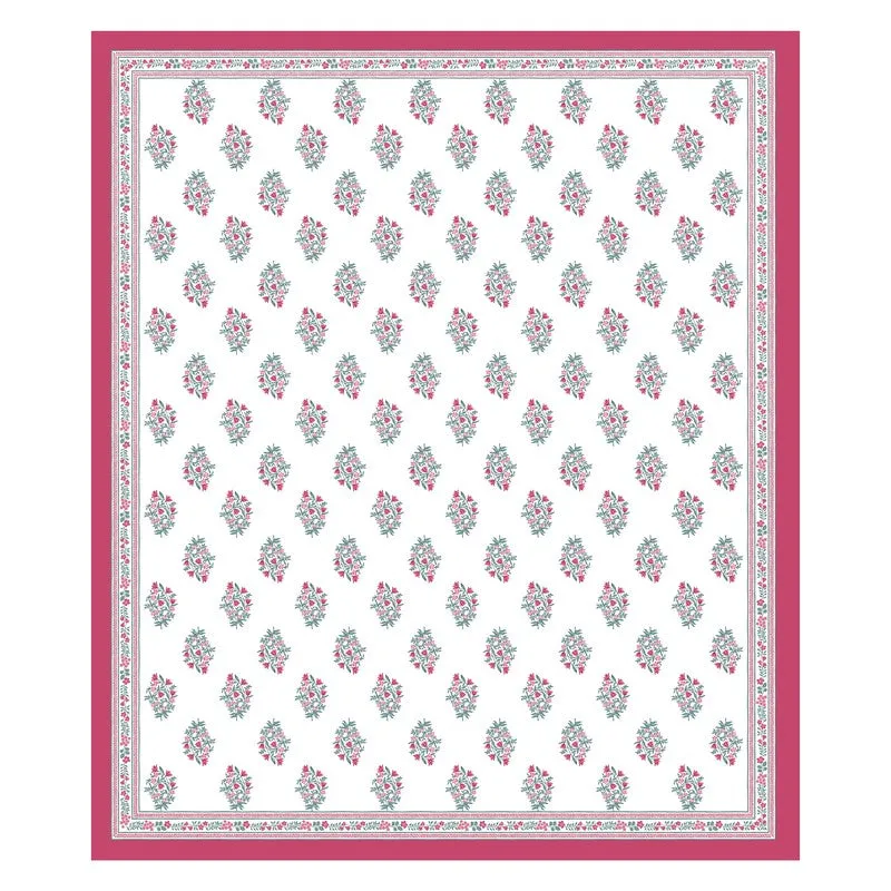 Rang Flow Cotton Bedsheet (Pink,Blue,White) - 120 TC media 5