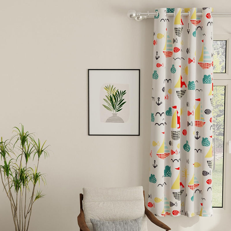 Urban Space Beach Day Blackout Curtain - Multicolor media 3