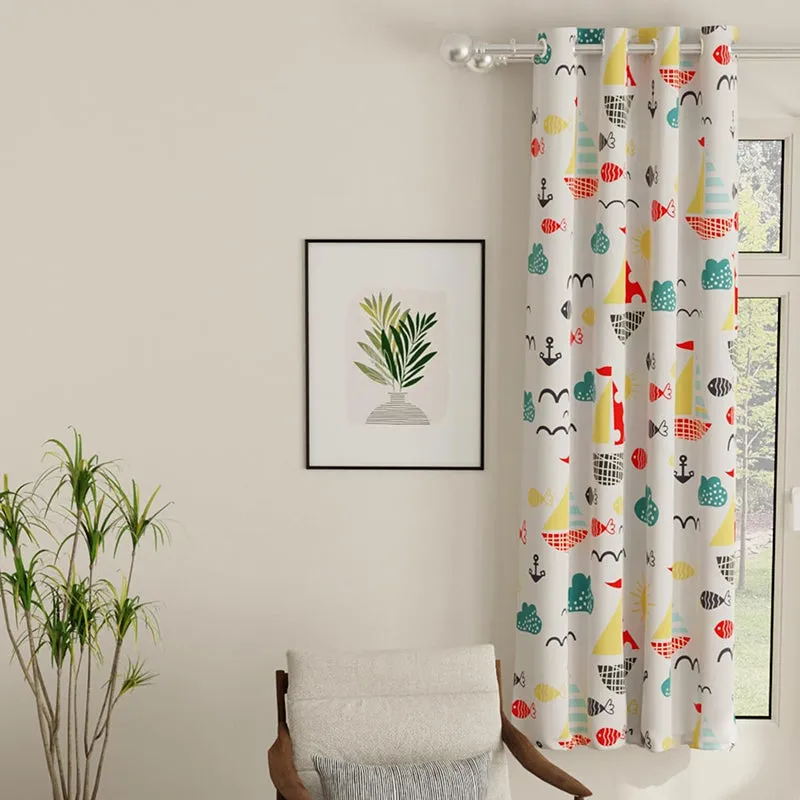 Urban Space Beach Day Blackout Curtain - Multicolor media 3