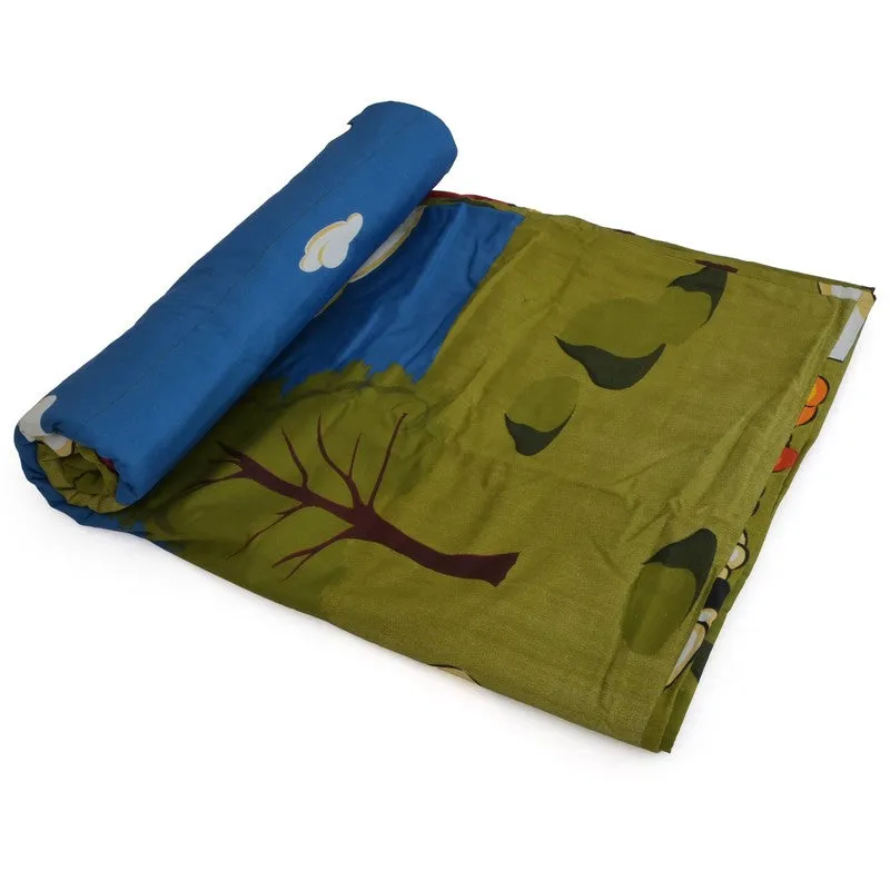 Cozydrape Cartoon Cotton Kids Dohar (Blue) - 400 TC media 3