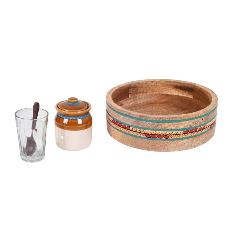 Krithik Storage Jar With Tray (185 ml) - Six Piece Set media 5