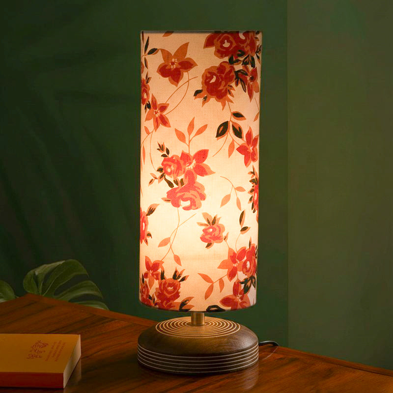Savera Ibis Fabric Table Lamp - Multicolor