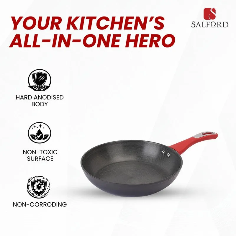 Salford Forged Hard Anodised Frypan (Black) - 1800 mL media 5