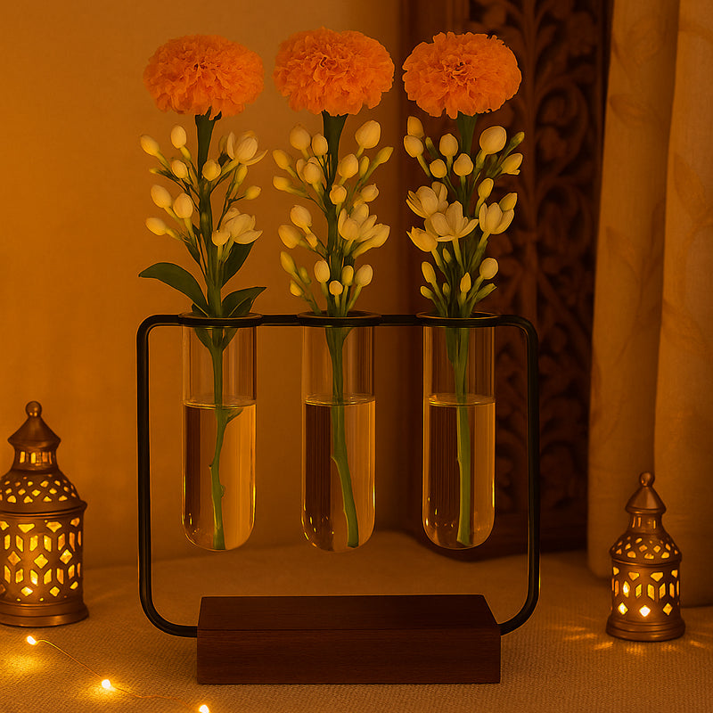 Vialscape Glass Planter With Stand - Four Piece Set media 4