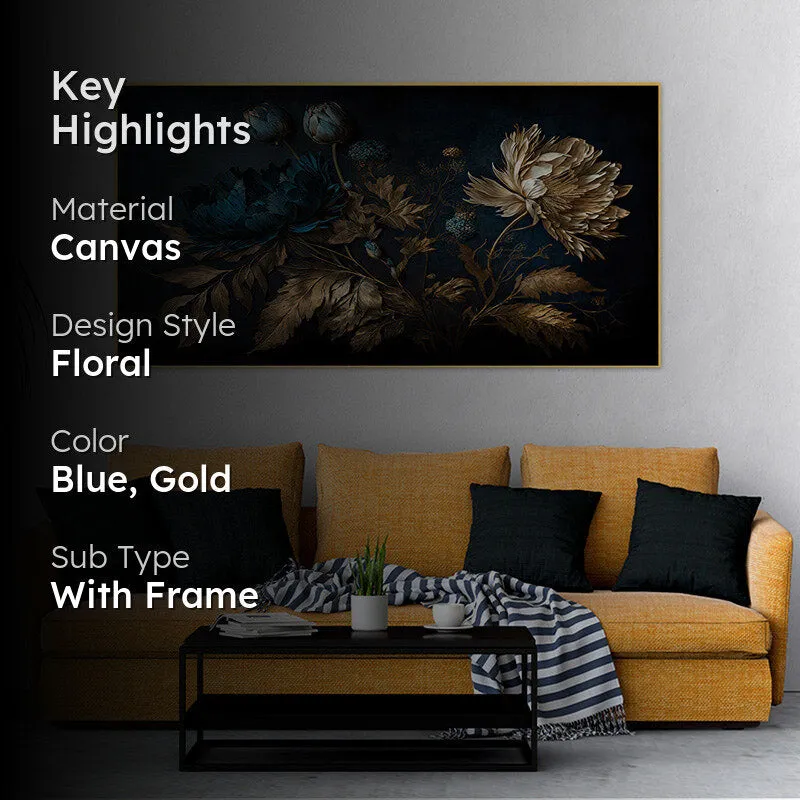 Saya Flora Canvas Wall Painting media 2
