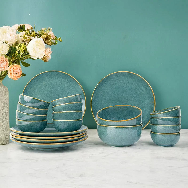 Careina Ceramic Dinner Set (1000 mL/180 mL) - 20 Piece Set media 1
