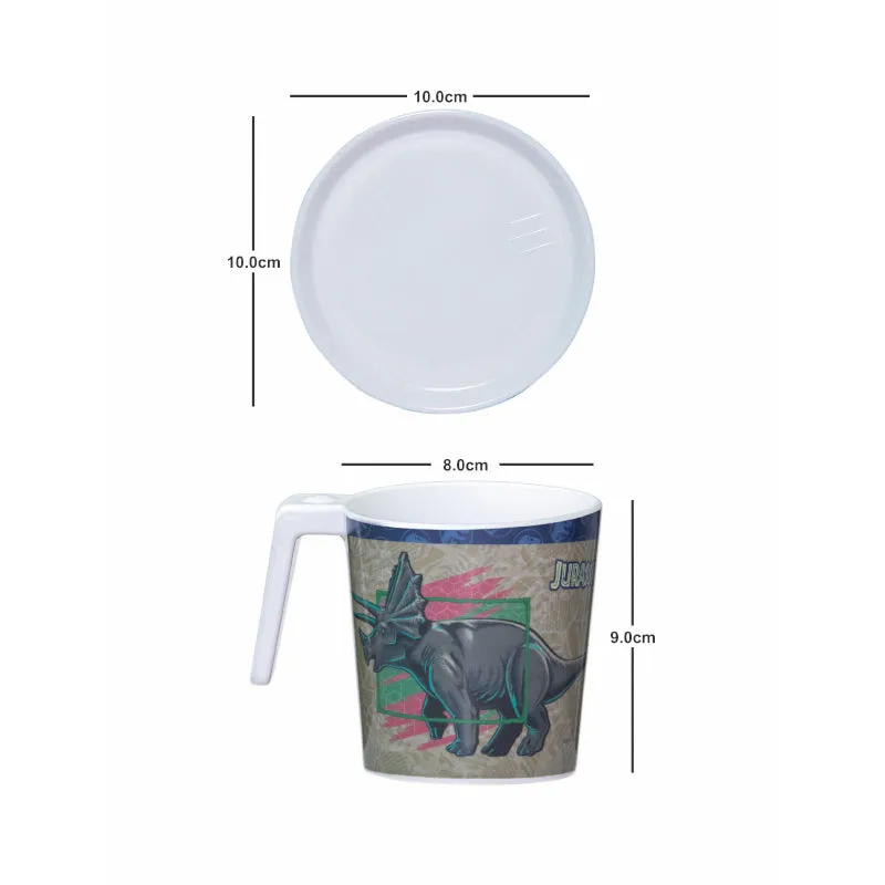 Servewell Jurrasic Melamine Coffee Mug (320 mL Each) - Set of Two media 4