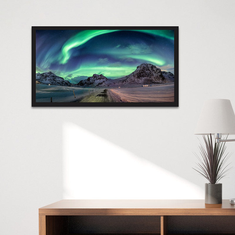 Northern Wonder Wall Painting With Frame