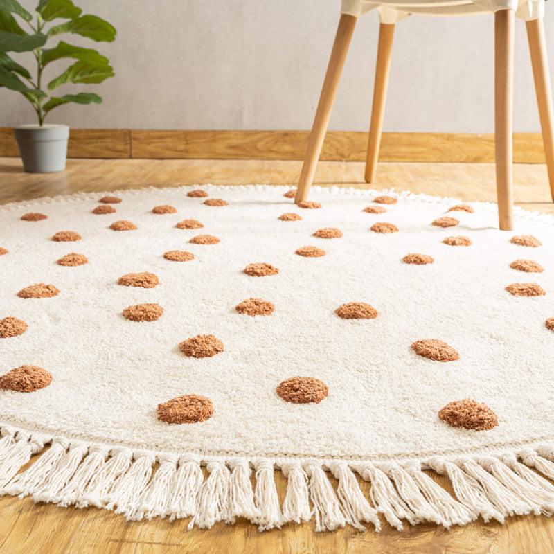 Iliyos Tufted Round Cotton Rug media 6