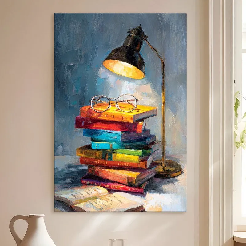 Cozy Reading Nook Canvas Wall Art media 4