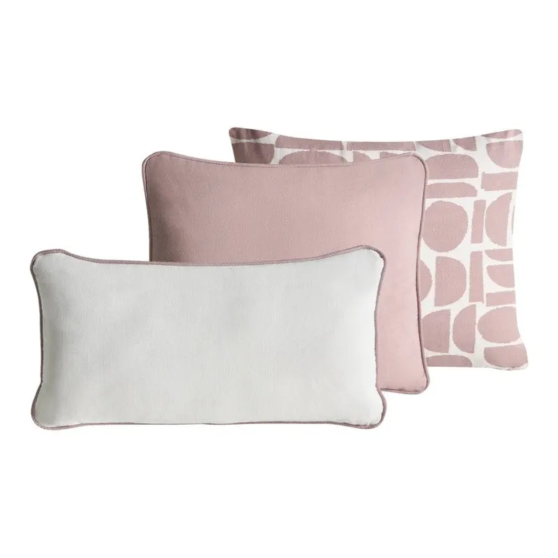 Urban Prints Velvet Cushion Cover - Set of Three Printed Velvet - 4