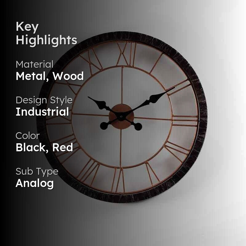 Rad Roman Wall Clock media 2