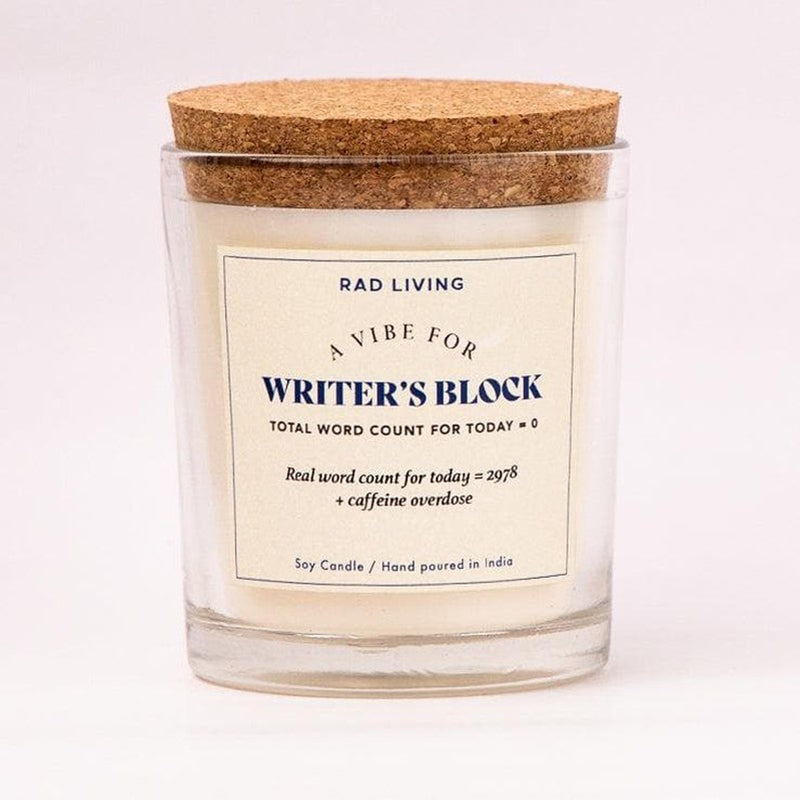 Writer's Block - Lavender Tobacco Scented Candle media 10
