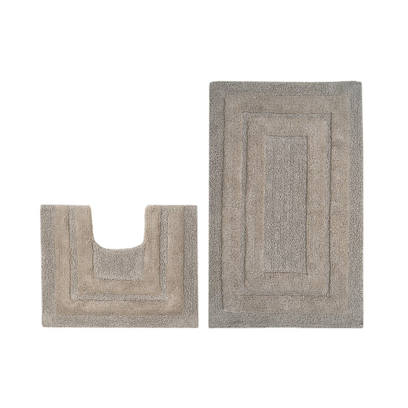 Aqualoom Anti skid Bath Mat (Beige) - Set Of Two media 4