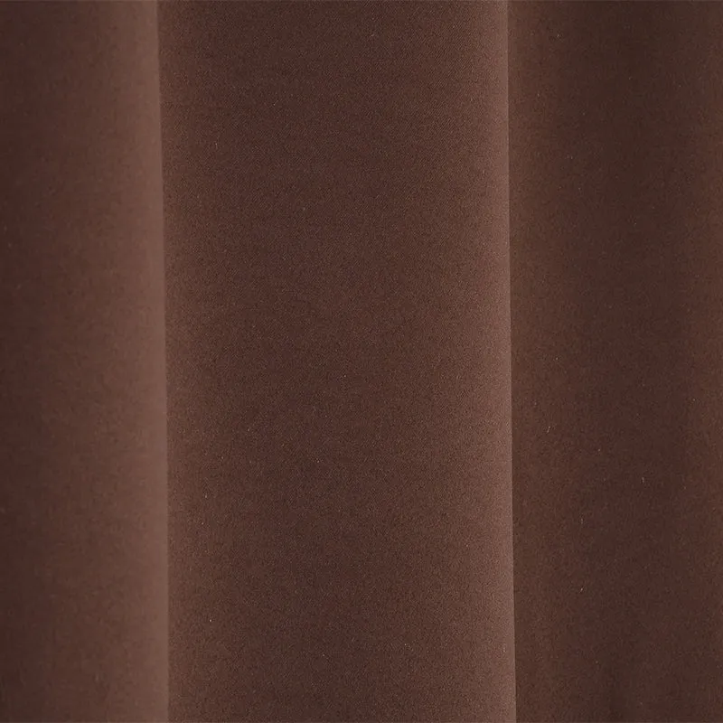 Nisha Blackout Curtain - Brown media 3