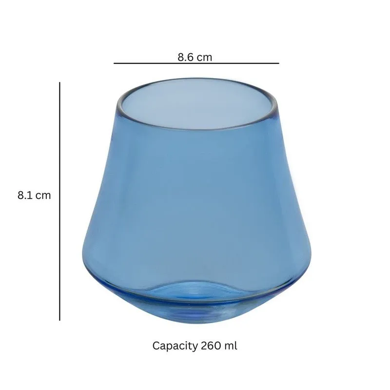 Citrine Spark Goblet Glasses(260 mL) - Set Of Two media 7