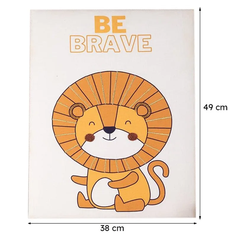 Leo Fun MDF & Fabric Wall Accent  - Lion Paw Collection media 7