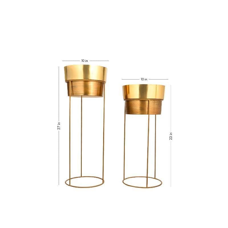 Buckety Metal Planter - Set Of Two media 5