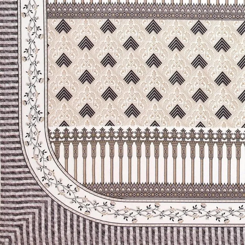 Lux-Raven Cotton Bedsheet (Brown) - 260 TC media 4