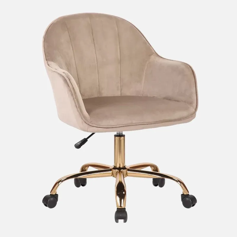 Chairon Metal Office Chair - Brown media 5